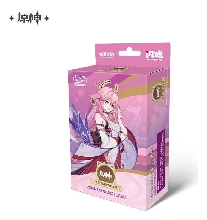 Genshin Impact Trading Card Game Series 03 Pre-Build Starter Deck 05 Yae Miko *Chinese Version* (40 cards)